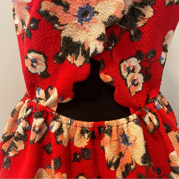 Anthropologie Postage Stamp Peplum Top with Cut-Out - Picture 8 of 12